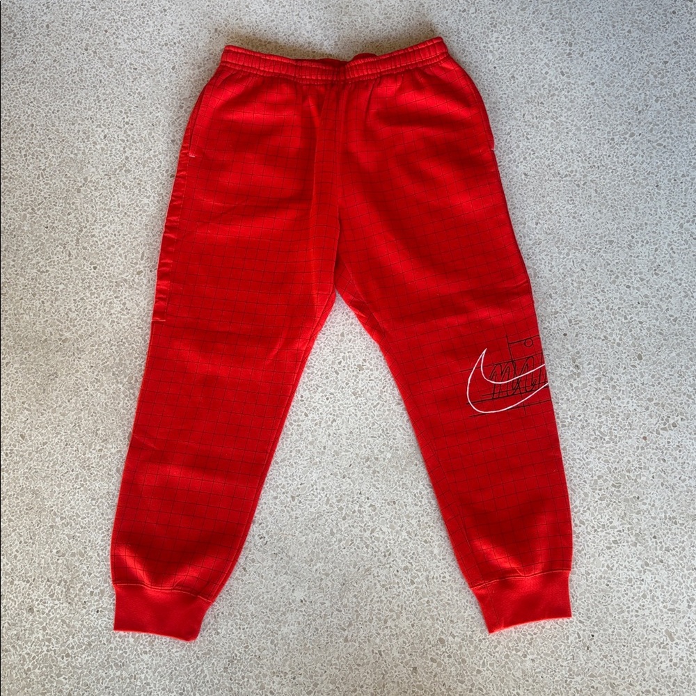 Nike Orange Grid Sweatpants NWT!!
